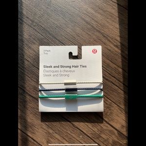 [NWT] Lululemon sleek and strong hair ties | 3 ties